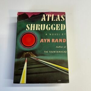 Atlas Shrugged by Ayn Rand HC Random House 1957 8th Printing 40th Anniversary Ed